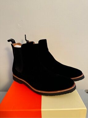 Men's New Republic Harvey Black Chelsea Boots Size 9D